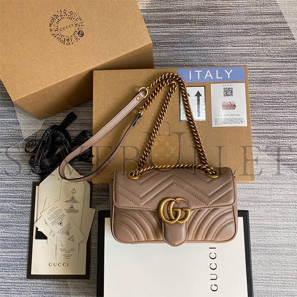 G*u*i marmont matelassÉ mini bag 446744 dtdit2 (23*14*6cm)